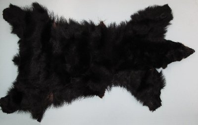 Picture of this lot Tanned No Feet Black Bear Hides, Furs, Pelts, Skins