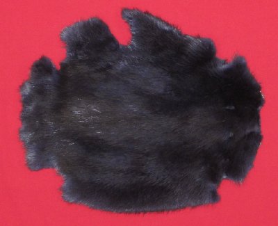 Picture of this lot Tanned Legholes Split Beaver Hides, Furs, Pelts, Skins