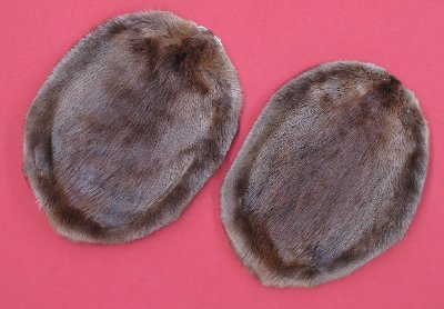 Picture of this lot Tanned Round Beaver Hides, Furs, Pelts, Skins