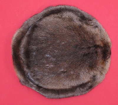 Picture of this lot Tanned Round Beaver Hides, Furs, Pelts, Skins