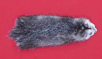 Picture of this lot Tanned Opossum Hides, Furs, Pelts, Skins