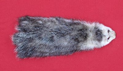 Picture of this lot Tanned Opossum Hides, Furs, Pelts, Skins